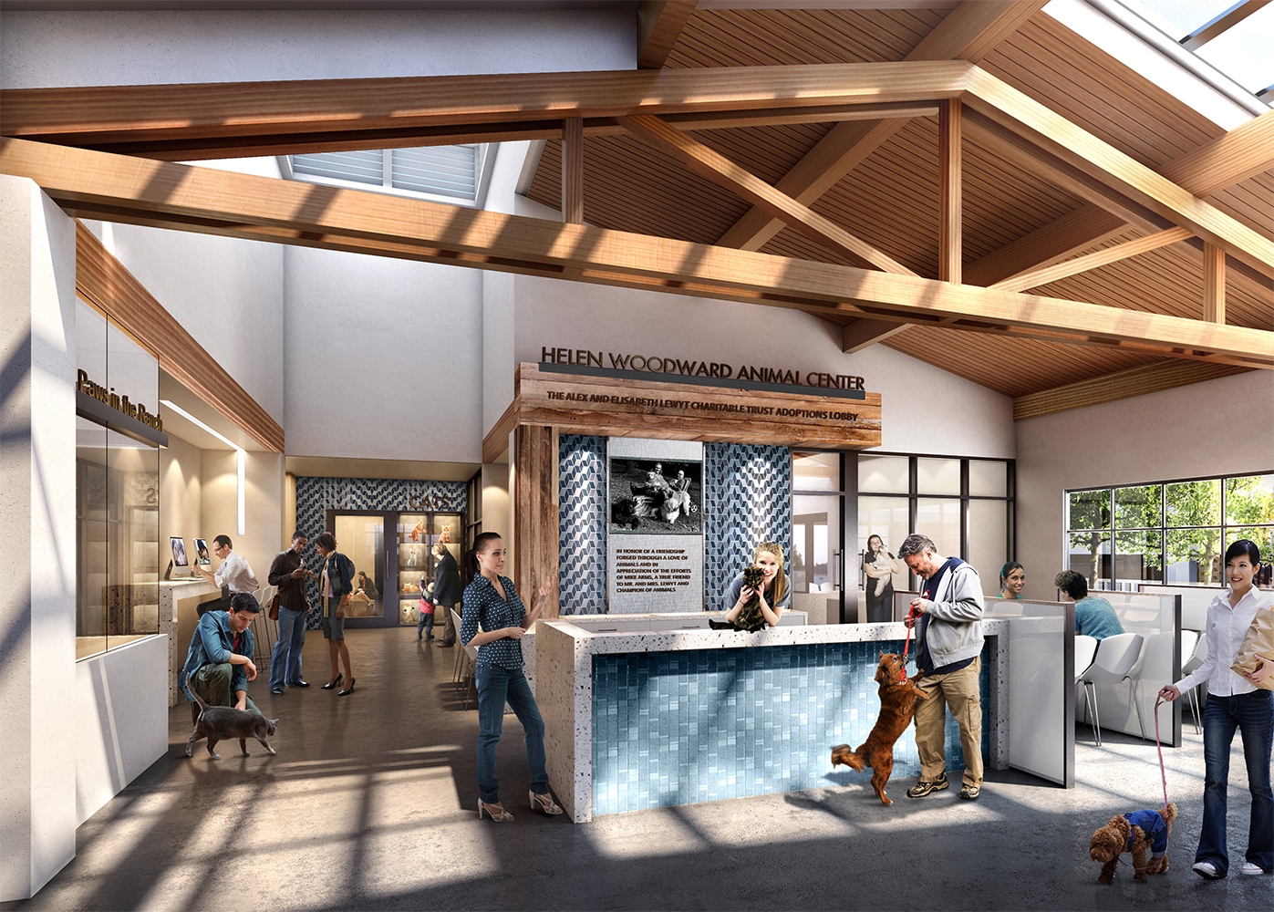 Studio E Architects › Helen Woodward Animal Center