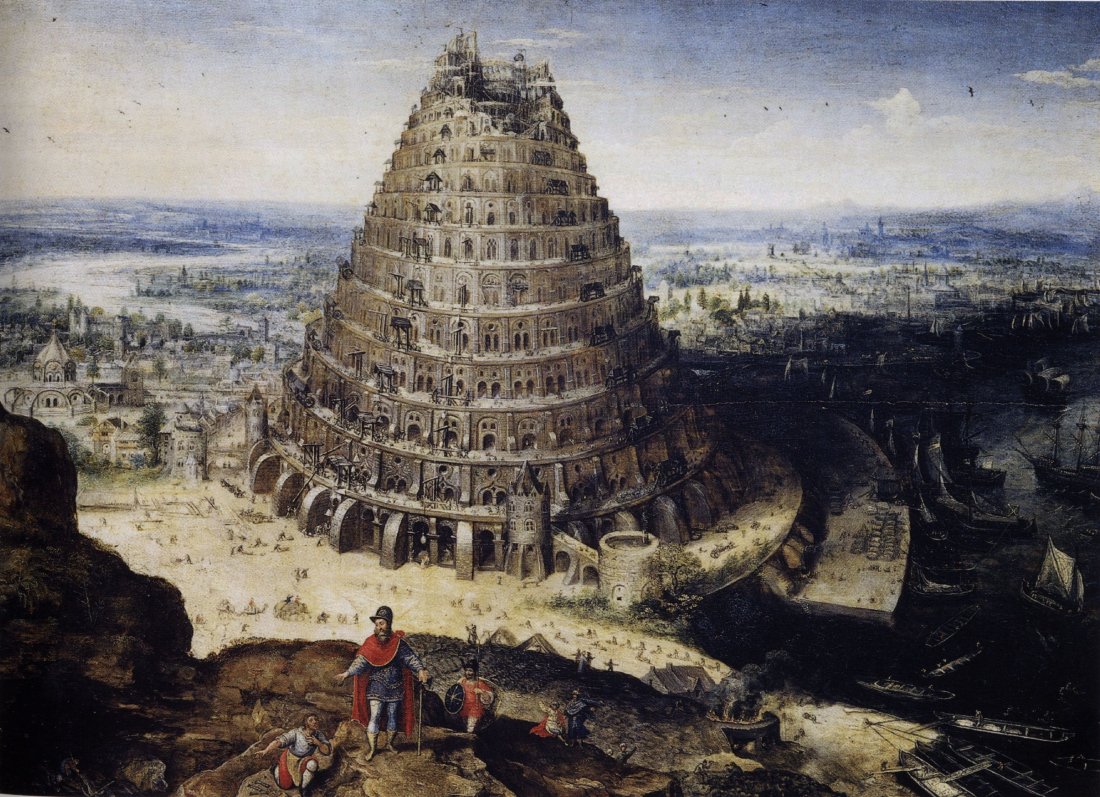 Tower of Babel, by Lucas van Valckenborch, 1594, Louvre Museum.